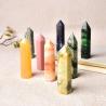 Set mit Naturstein-Kristallspitzen – 36 Farben für Reiki & Dekoration