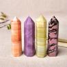 Set mit Naturstein-Kristallspitzen – 36 Farben für Reiki & Dekoration