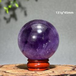 Amethyst Sphere: Natural Gemstone for Meditation & Healing