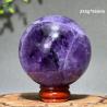 Amethyst Sphere: Natural Gemstone for Meditation & Healing