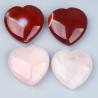 Cuore di agata e quarzo rosa: cristalli curativi Reiki, decorazioni