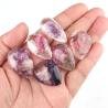 Perle de quartz fantôme violet - Pendentif et bijou en pierre naturelle