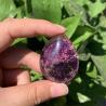 Perle de quartz fantôme violet - Pendentif et bijou en pierre naturelle