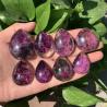 Perle de quartz fantôme violet - Pendentif et bijou en pierre naturelle