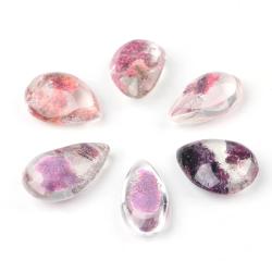 Perle de quartz fantôme violet - Pendentif et bijou en pierre naturelle
