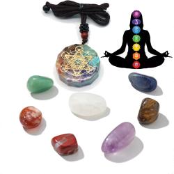 Orgone Pendant Kit: 7 Chakra Healing & Energy Enhancement