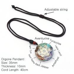 Orgone Pendant Kit: 7 Chakra Healing & Energy Enhancement