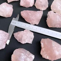 Coffret de cristaux bruts : Quartz rose de guérison et plus encore