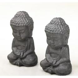 Siyah Şungit Buda Heykeli: Reiki ve Feng Shui Enerji Dekoru
