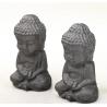 Siyah Şungit Buda Heykeli: Reiki ve Feng Shui Enerji Dekoru