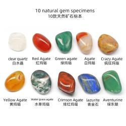 Healing Crystal Set: Reiki Stones, Quartz & Minerals for Meditation