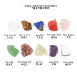 Healing Crystal Set: Reiki Stones, Quartz & Minerals for Meditation