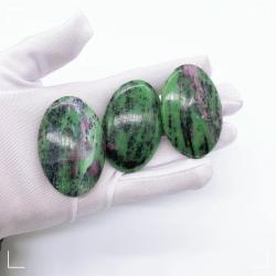 Quartz palmier naturel rubis et ziosite - Cadeau de guérison par les cristaux Reiki