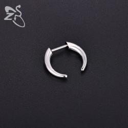 Paslanmaz Çelik Boynuz Şeklinde Burun Halkaları | ZS Septum ve Helix Piercingleri
