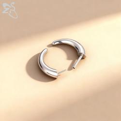 Paslanmaz Çelik Boynuz Şeklinde Burun Halkaları | ZS Septum ve Helix Piercingleri
