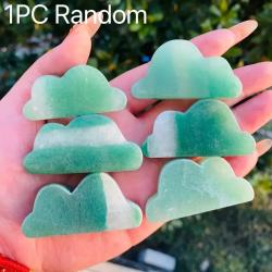 Sculture in pietra naturale: ciliegio, muschio, avventurina e fluorite