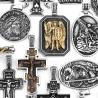 Collier Viking Tueur de Dragons - Pendentif Croix en Acier Inoxydable
