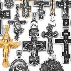Collier Viking Tueur de Dragons - Pendentif Croix en Acier Inoxydable
