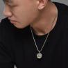 Pendentif œil protecteur rotatif | Collier amulette égyptienne pour homme