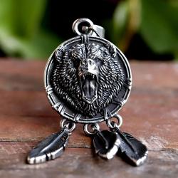 Wikinger-Veles-Amulett-Anhänger: Schutz und Kraft aus Edelstahl