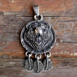 Viking Veles Amulet Pendant: Stainless Steel Protection & Power