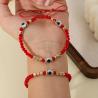 Set aus rotem Armband im böhmischen Stil: Glücksbringer und Amulette für Paare