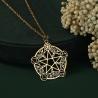 Wicca-Pentagramm-Anhänger-Halskette aus Edelstahl – Unendlichkeit & Ewigkeit...