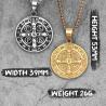 Halskette mit der Medaille des Heiligen Benedikt | Schutz und Glaube