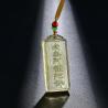 Pendentif en verre Namo Amitabha : amulette bouddhiste pour la méditation et la guérison