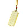 Pendentif en verre Namo Amitabha : amulette bouddhiste pour la méditation et la guérison