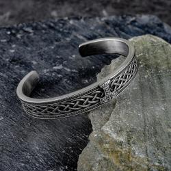 Wikinger-Thorshammer-Armband – Edelstahl & Paracord