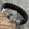 Bracciale con rune norrene Mjolnir: amuleto vichingo