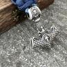 Bracciale con rune norrene Mjolnir: amuleto vichingo