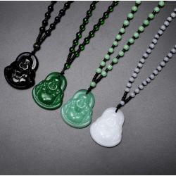 Halskette mit Amulettanhänger aus Naturstein – Kristallschmuck-Geschenk