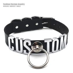 Buchstaben-Choker im Punk-Stil – Personalisierbar & Cosplay