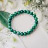 Genuine Gemstone Bracelets | Adjustable Malachite Bead Stretch Brac...