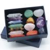 Cristaux des sept chakras : ensemble de 14 pièces pour la guérison et l’équilibre