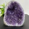 Géode de cristal d'améthyste : Quartz uruguayen brut pour la décoration intérieure et le Reiki