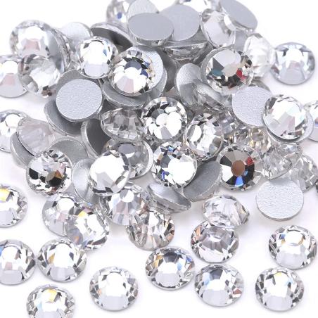Tırnaklar için Şeffaf Kristal Rhinestone Taşlar - 3D ve Düz Yüzeyli | SS3-SS50