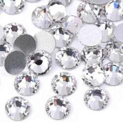Tırnaklar için Şeffaf Kristal Rhinestone Taşlar - 3D ve Düz Yüzeyli | SS3-SS50