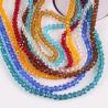 Perles rondelles en cristal d'Autriche - Entretoises en verre facetté pour bijoux