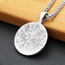 Nordic Kolovrat Sun Symbol Pendant Necklace | Stainless Steel