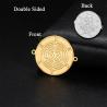 Pendentif Roue d'Hécate Wiccan | Breloque et amulette en acier inoxydable