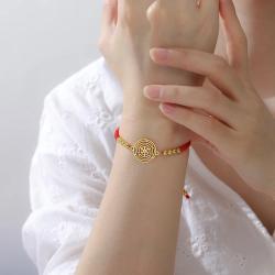 Pendentif Roue d'Hécate Wiccan | Breloque et amulette en acier inoxydable