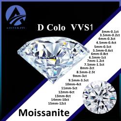 Moissanites de qualité supérieure (0,1 à 12,0 ct) | Certifiées GRA