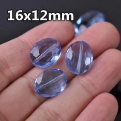 Perles ovales en cristal | 3 tailles pour la création de bijoux et les loisirs créatifs