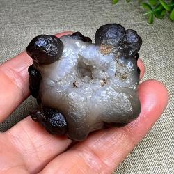 Güzel Doğal Akik Kristal Mağaraları ve Mineral Örnekleri