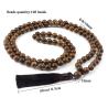 Collier Mala vintage en bois | Bijoux de méditation et de prière