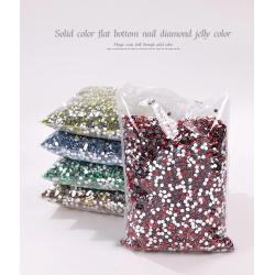 Toptan Reçine Rhinestone Taşlar - Büyük Boy, 2-6 mm Düz Tabanlı, Tırnak ve Kendin Yap Ürünleri İçin