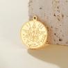 Amulett-Anhänger aus Edelstahl mit Tetragrammaton-Motiv
